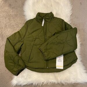 Quilted Light Insulation Cropped Jacket